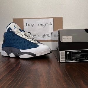 Nike Air Jordan Retro 13. Released in 2010. Worn size 11. “Flint” color way.